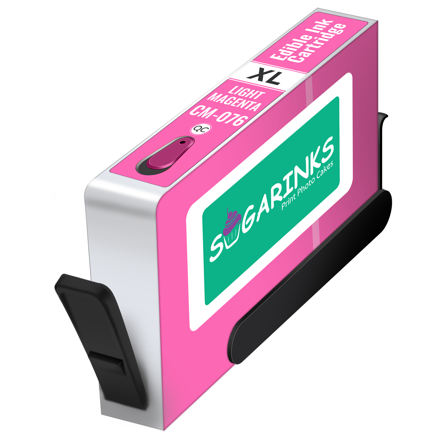 Sugarinks Refillable Edible Ink Cartridges CM-076 for Cookie Master-701 Professional Food Printer – Light Magenta