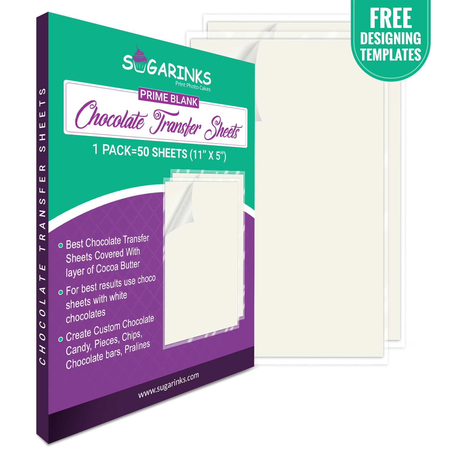 Chocolate transfer sheets