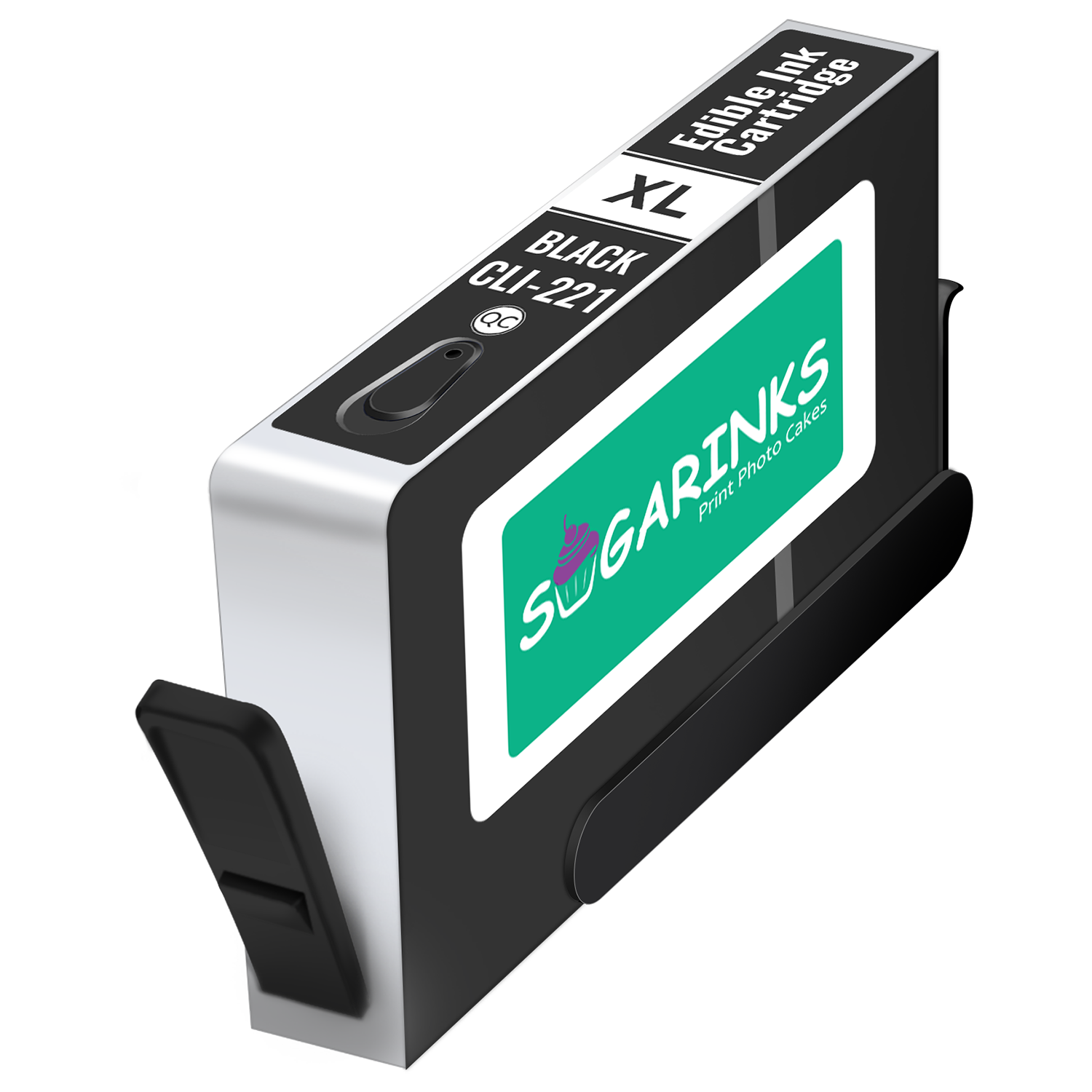 Sugarinks Edible Ink Cartridge CLI-221BK for Canon Edible Printers – Black