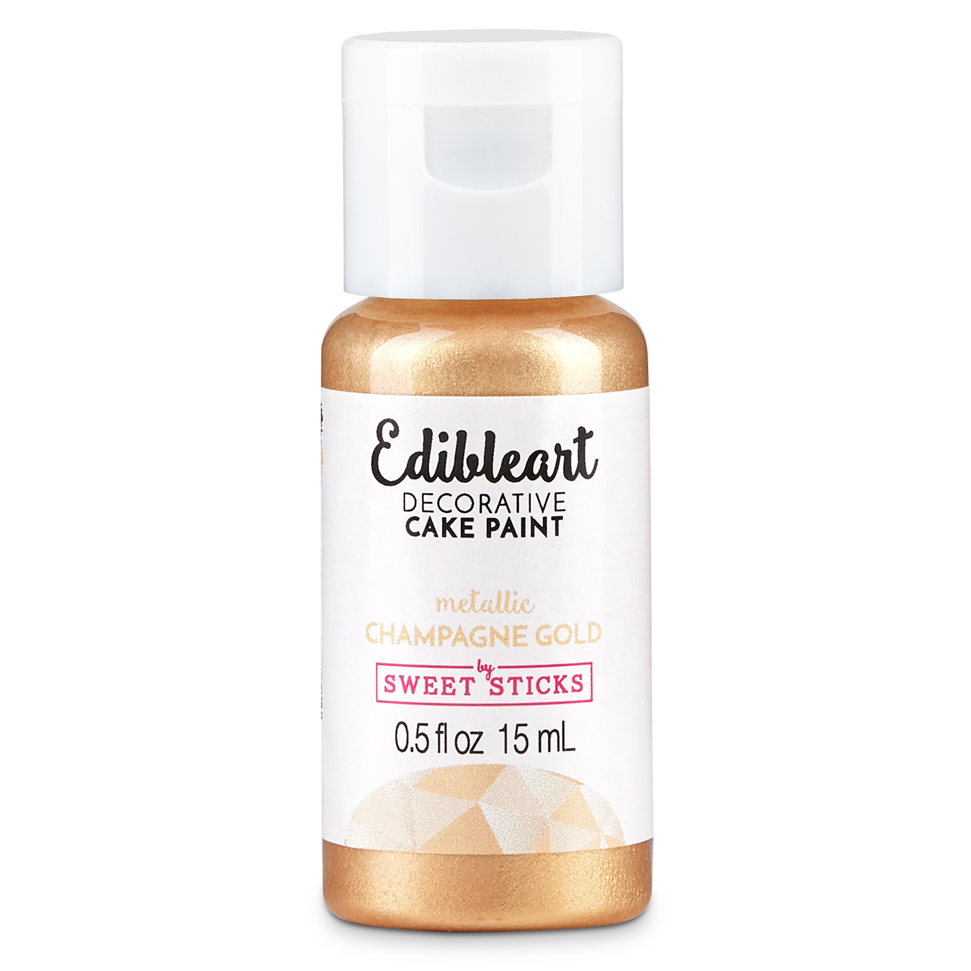 Champagne Gold Edible Art Decorative Cake Paint 15ml - edible art paint, edible paint, edible food coloring, cookie paint, cake paint 