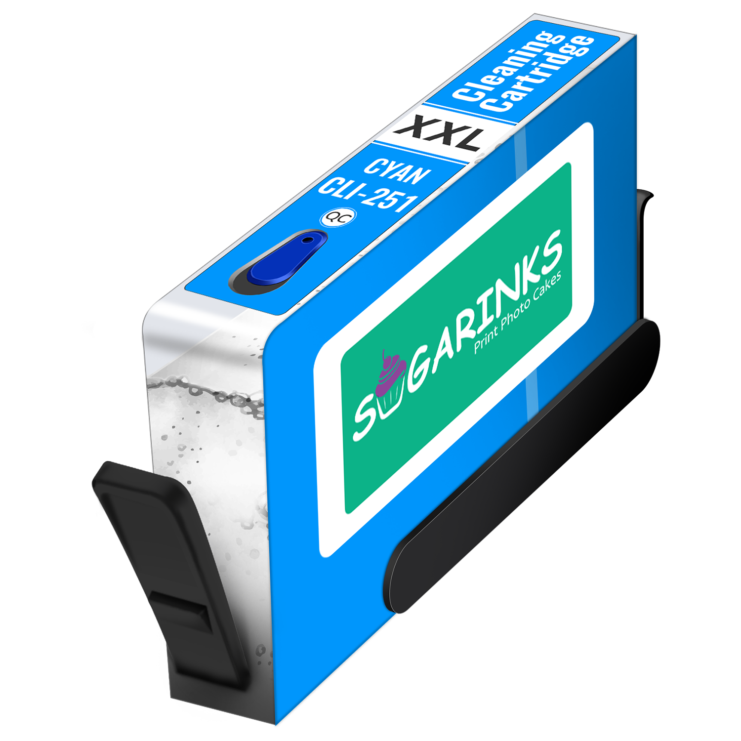 Sugarinks Edible Cleaning Cartridge CLI-251XL for Canon Edible Printer – Cyan