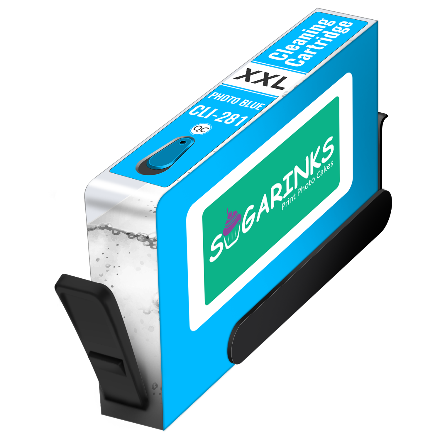 Sugarinks Edible Cleaning Cartridge CLI-281XL for Canon Edible Printer – Photo Blue