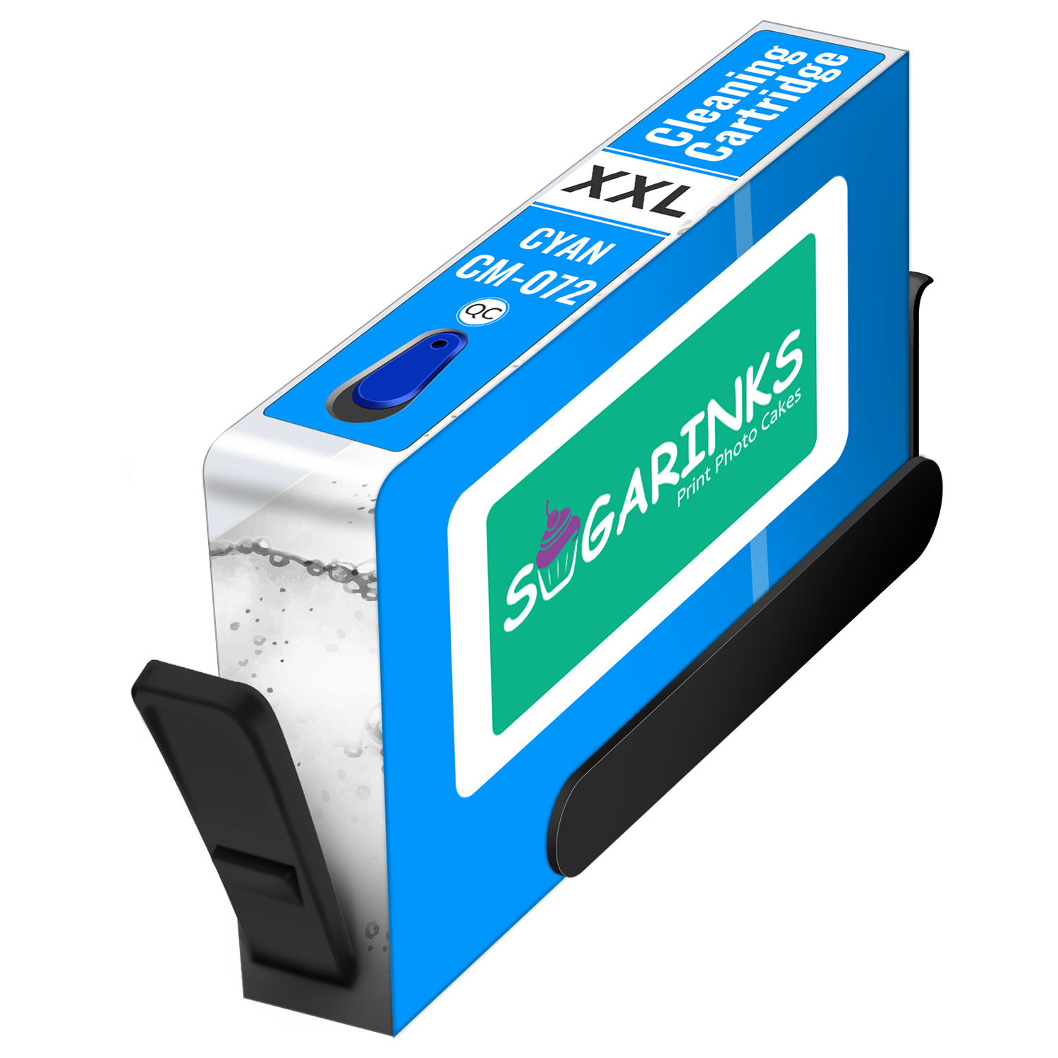 Sugarinks Cookie Master-701 Professional Food Printer Refillable Edible Cleaning Cartridge CM-072 – Cyan