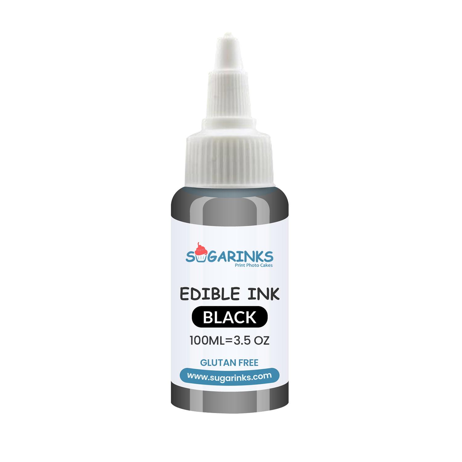 Sugarinks Edible Ink Refill for Canon Edible Printers (100ml/3.38Oz) – Black